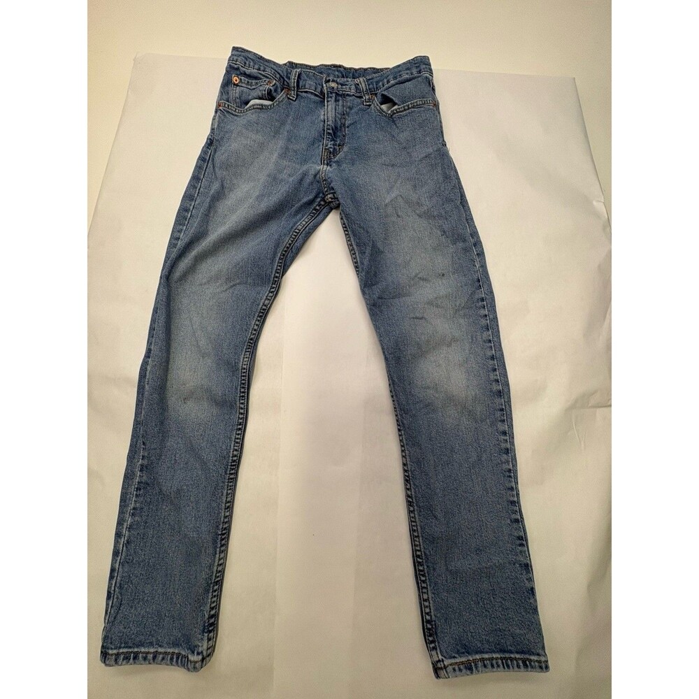 Levis 512 Jeans Mens 32x32 Slim Taper Medium Wash Blue Denim